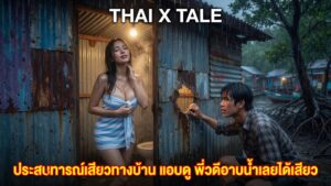 ประสบการณ์เสียวทางบ้าน แอบดู พี่วดีอาบน้ำเลยได้เสียว
