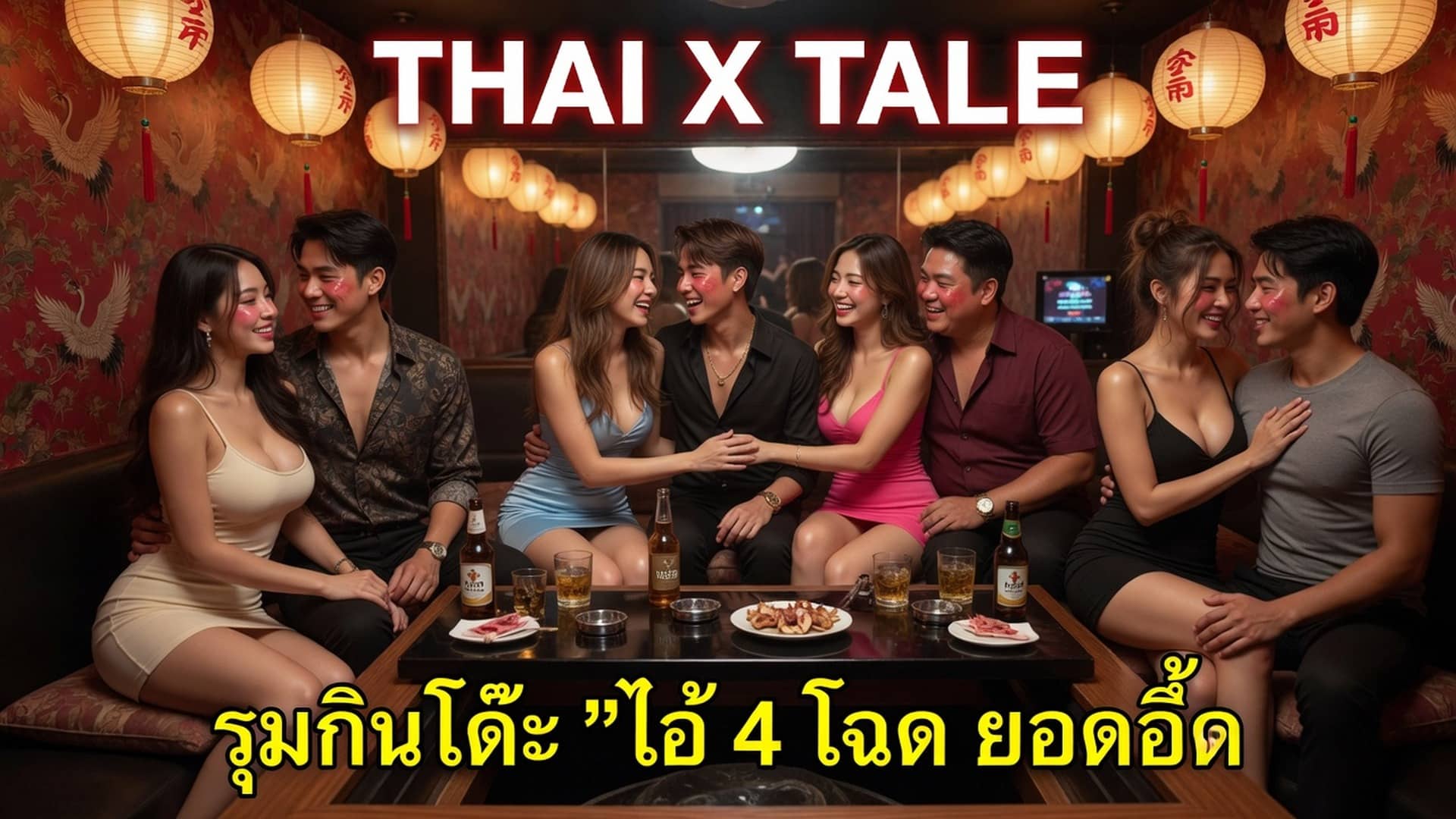 รุมกินโต๊ะ ”ไอ้ 4 โฉด ยอดอึด” 10 เรื่องเสียว รุมกินโต๊ะ ”ไอ้ 4 โฉด ยอดอึด” | ThaiXTale