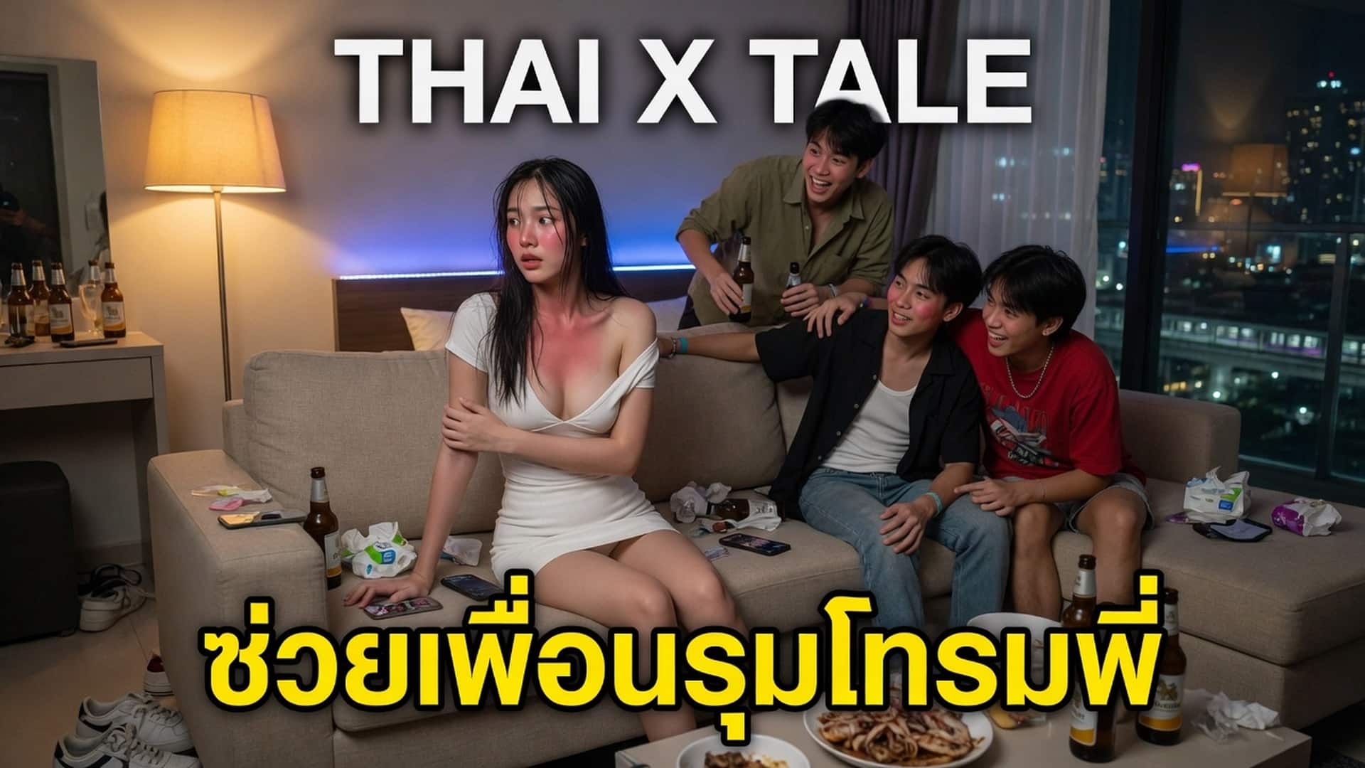 ช่วยเพื่อนรุมโทรมพี่ 5 เรื่องเสียว ช่วยเพื่อนรุมโทรมพี่ | ThaiXTale