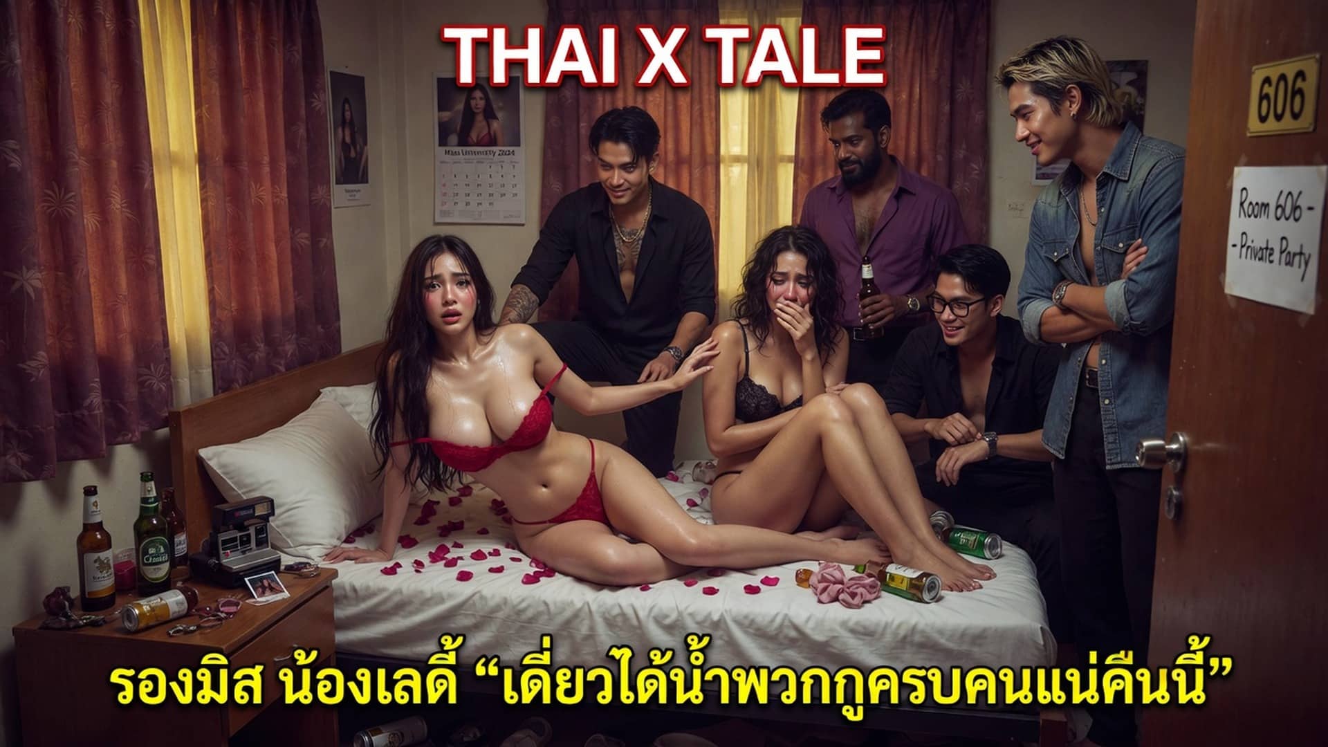 รองมิส น้องเลดี้ ”เดี๋ยวได้น้ำพวกกูครบคนแน่คืนนี้” 5 เรื่องเสียว รองมิส น้องเลดี้ ”เดี๋ยวได้น้ำพวกกูครบคนแน่คืนนี้” | ThaiXTale
