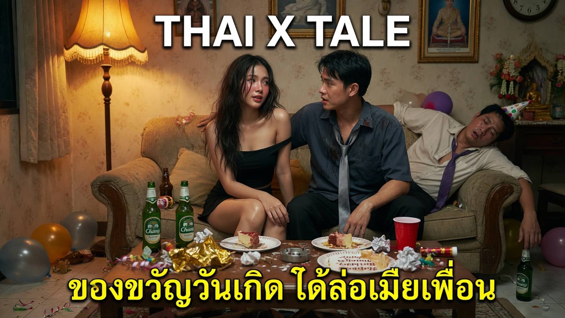 ของขวัญวันเกิด ได้ล่อเมียเพื่อน 2 เรื่องเสียว ของขวัญวันเกิด ได้ล่อเมียเพื่อน | ThaiXTale