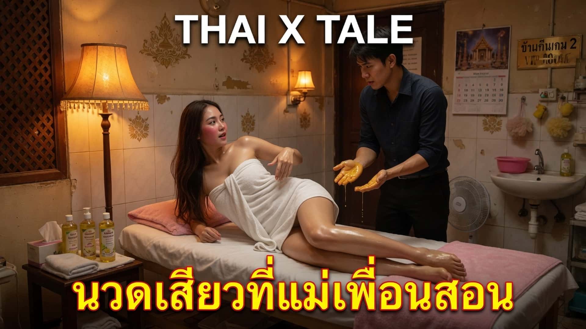 นวดเสียวที่แม่เพื่อนสอน 8 เรื่องเสียว นวดเสียวที่แม่เพื่อนสอน | ThaiXTale