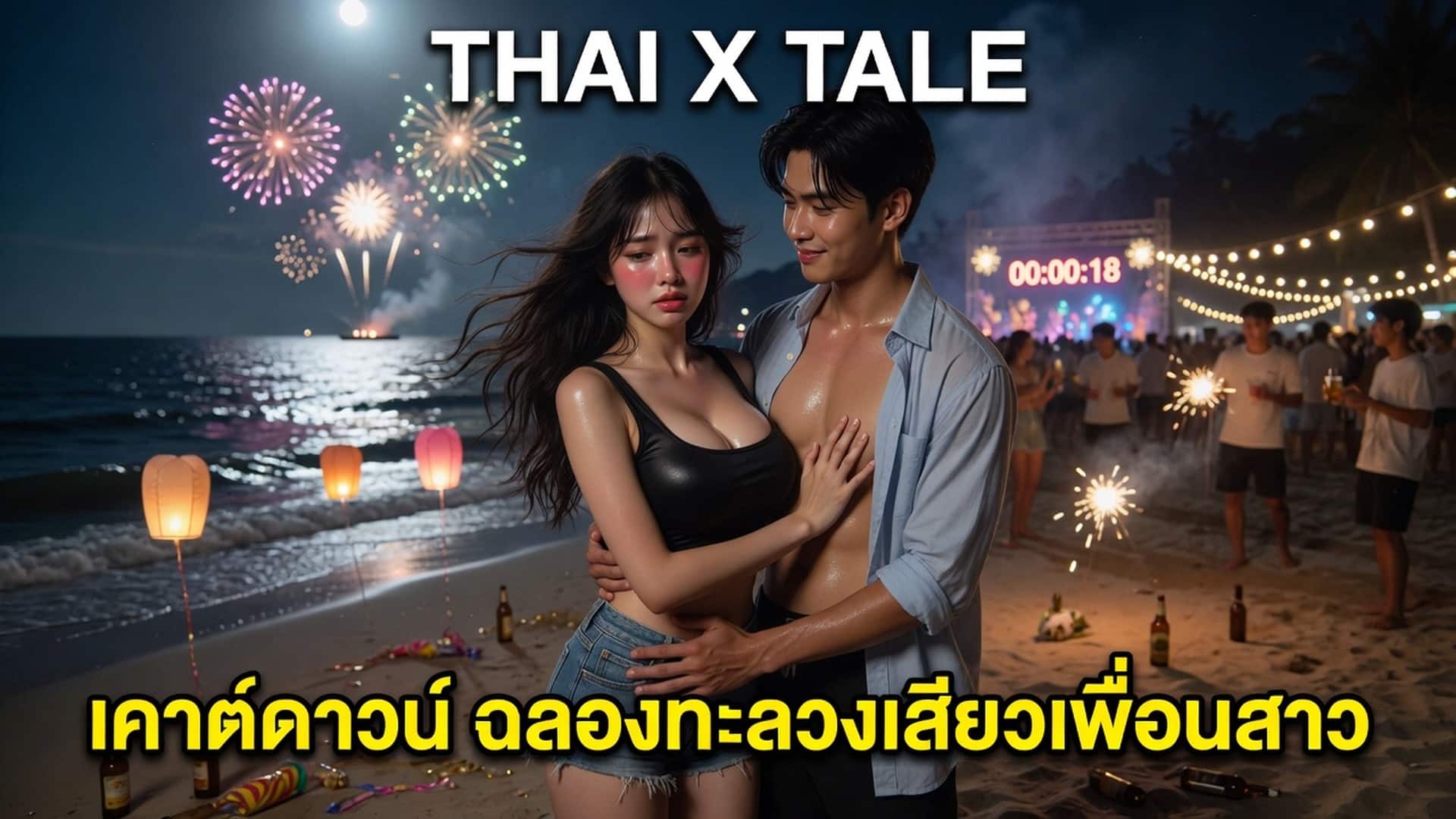 เคาต์ดาวน์ ฉลองทะลวงเสียวเพื่อนสาว 3 เรื่องเสียว เคาต์ดาวน์ ฉลองทะลวงเสียวเพื่อนสาว | ThaiXTale
