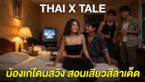 น้องเก๋โดนสวิง สอนเสียวลีลาเด็ด