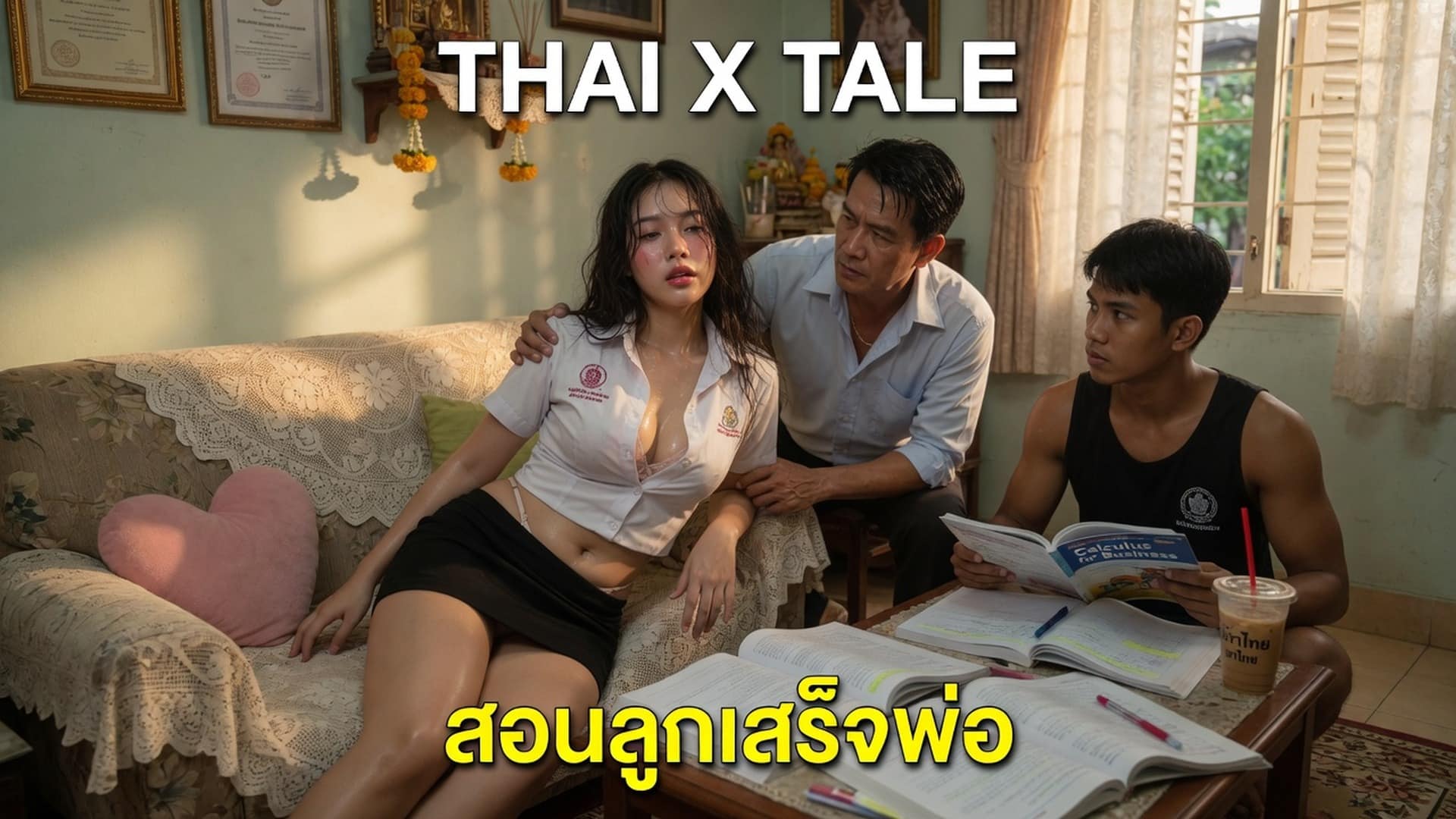 สอนลูกเสร็จพ่อ 2 เรื่องเสียว สอนลูกเสร็จพ่อ | ThaiXTale