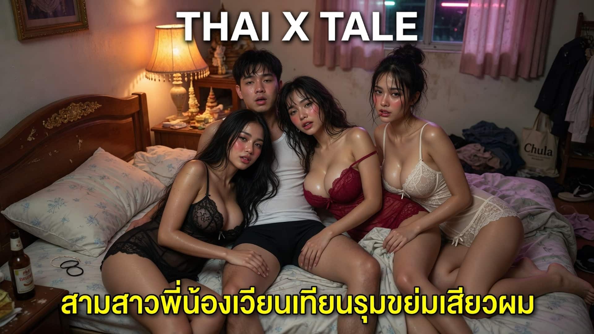 สามสาวพี่น้องเวียนเทียนรุมขย่มเสียวผม 9 เรื่องเสียว สามสาวพี่น้องเวียนเทียนรุมขย่มเสียวผม | ThaiXTale