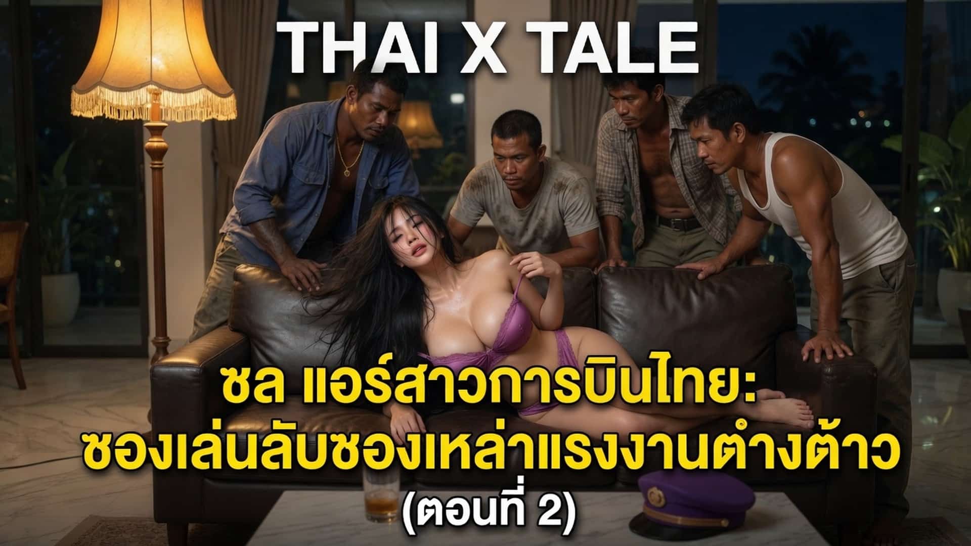 เรื่องเสียว ชล แอร์สาวการบินไทย: ของเล่นลับของเหล่าแรงงานต่างด้าว (ตอนที่ 2) | ThaiXTale