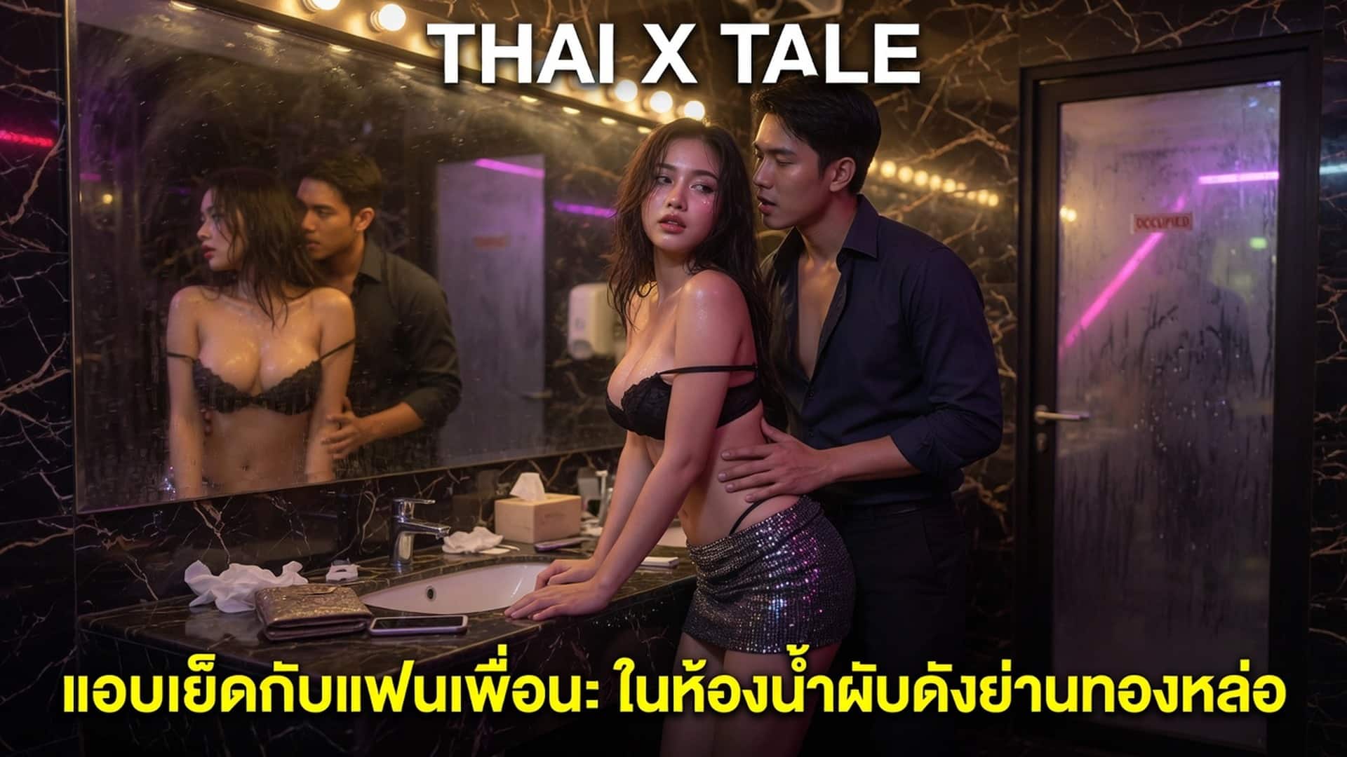 เรื่องเสียว แอบเย็ดกับแฟนเพื่อน: ในห้องน้ำผับดังย่านทองหล่อ | ThaiXTale
