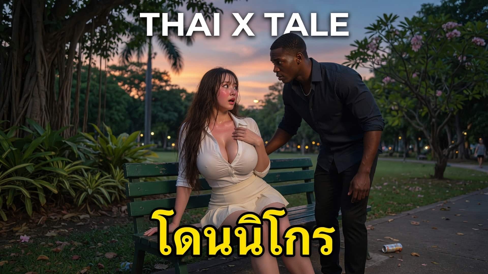 เรื่องเสียว โดนนิโกรเย็ดจนหีบาน | ThaiXTale
